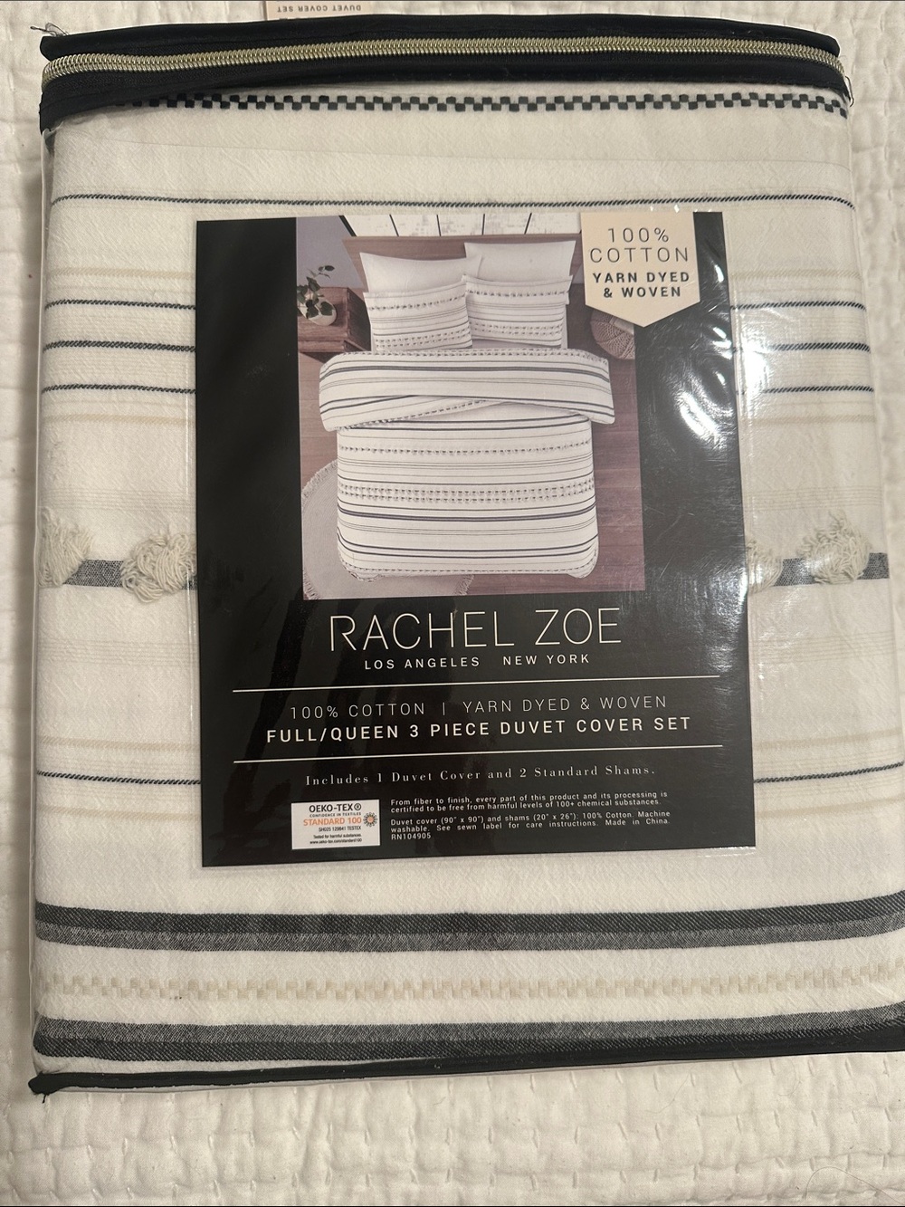 Boho Cottagecore Duvet cover and shams NWT